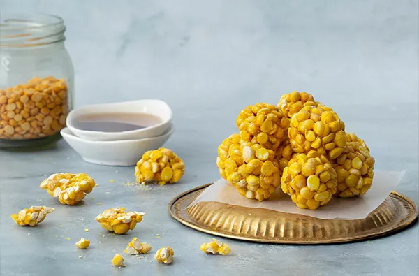 roasted gram chikki balls